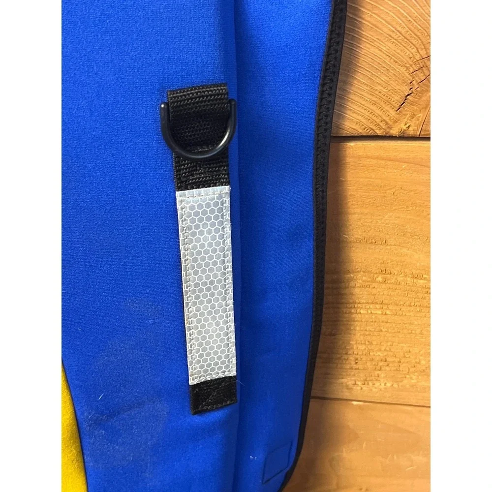 PetVest By West Marine Dog Life Vest Jacket Blue Yellow Safety Pet Gear‎ XL